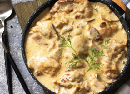 Beef Stroganoff